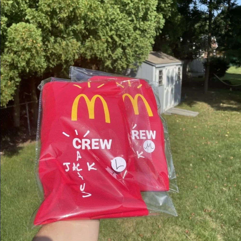 Travis Scott x McDonalds Crew T-Shirt Medium Large